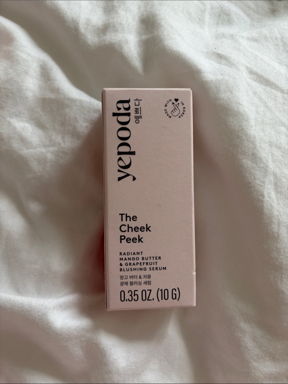 Yepoda The Cheek Peek Blushing Serum - fire camellia